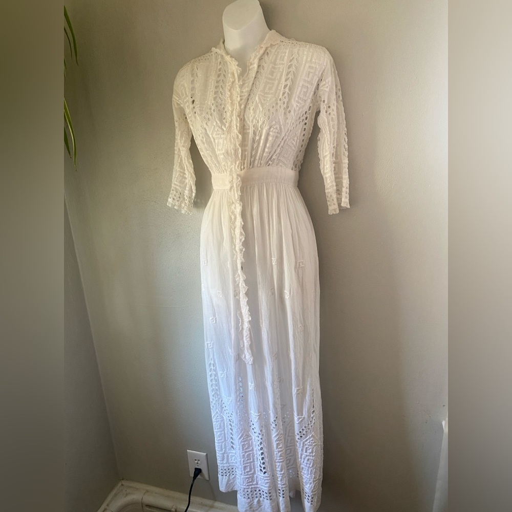 Antique Edwardian lawn dress